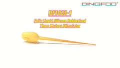 Fabbrica di giocattoli sessuali Dingfoo DF1025-1 Stimolatore a tre motori completamente liquido in silicone gommato